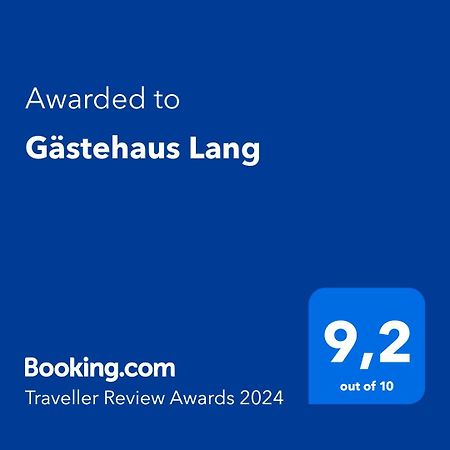 Gaestehaus Lang 文西德尔 外观 照片